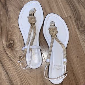 Michael Kors Holly Rope-Trim sandal